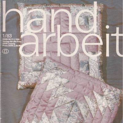 Vintage Zeitschrift Handarbeit Heft 1/83 DDR