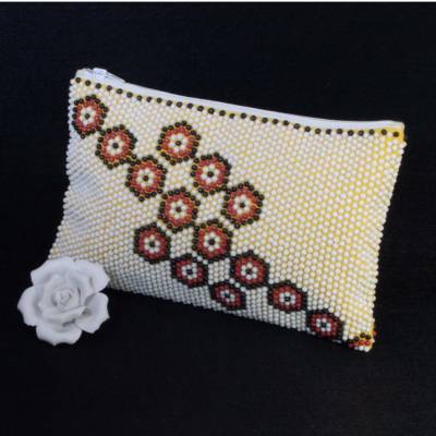 Vintage Kosmetiktasche Täschchen Geldbörse 70er Jahre Portmonee Kosmetiktäschchen, Trödel Dings da