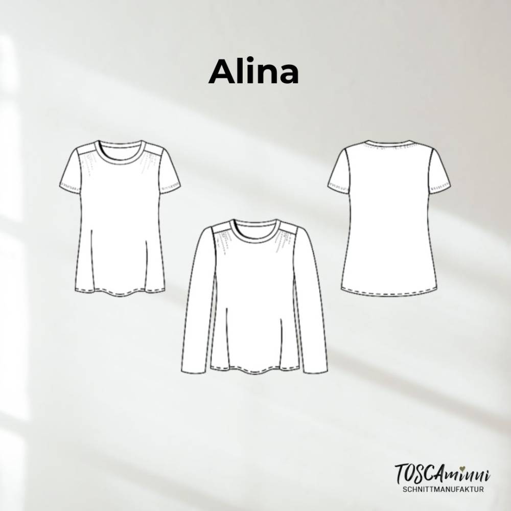 Schnittmuster Damen Shirt Alina "maxi" Gr. 34-54 Bild 2