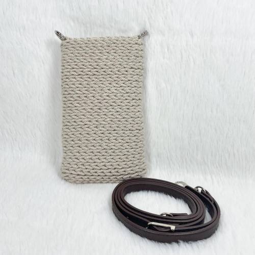 Gehäkelte Umhängetasche - kleine Tasche - perfekte Sommertasche