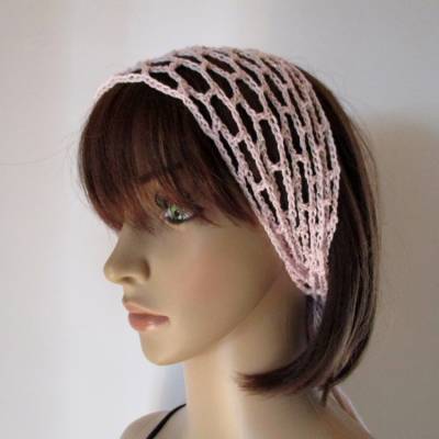 Haarband mit dezentem Glitzer, Stirnband, Haarschmuck, gehäkelt  