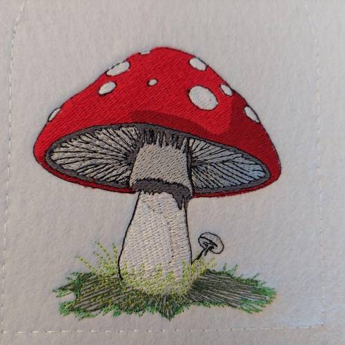 Stickdatei Fliegenpilz 10x10