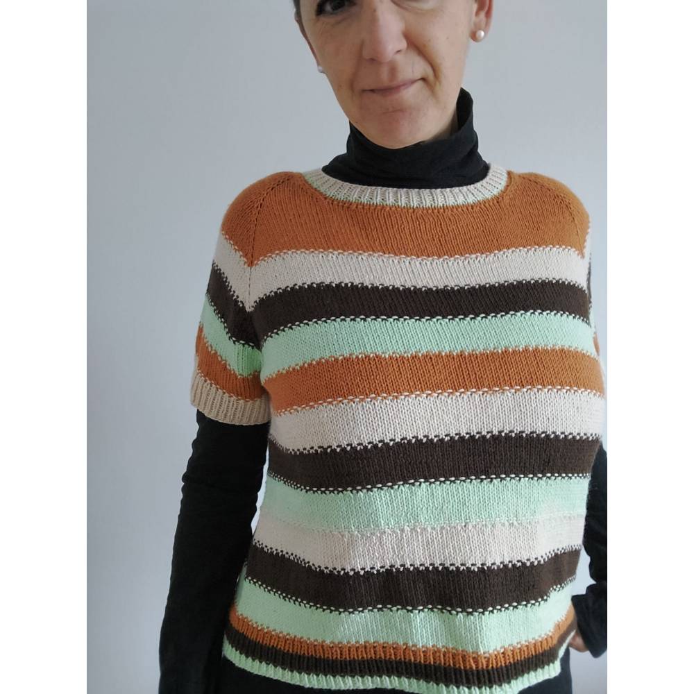 Malika Shirt und/oder Sweater als RVO stricken Bild 10