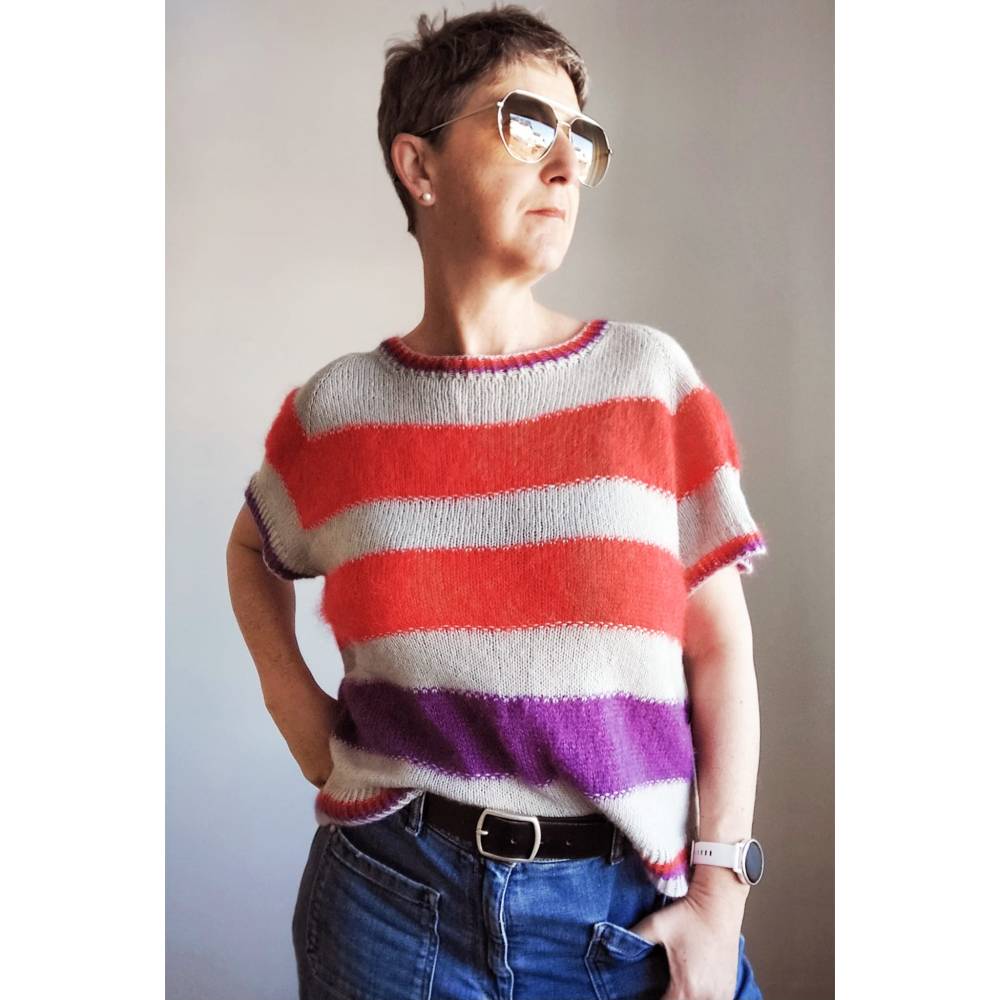 Malika Shirt und/oder Sweater als RVO stricken Bild 3