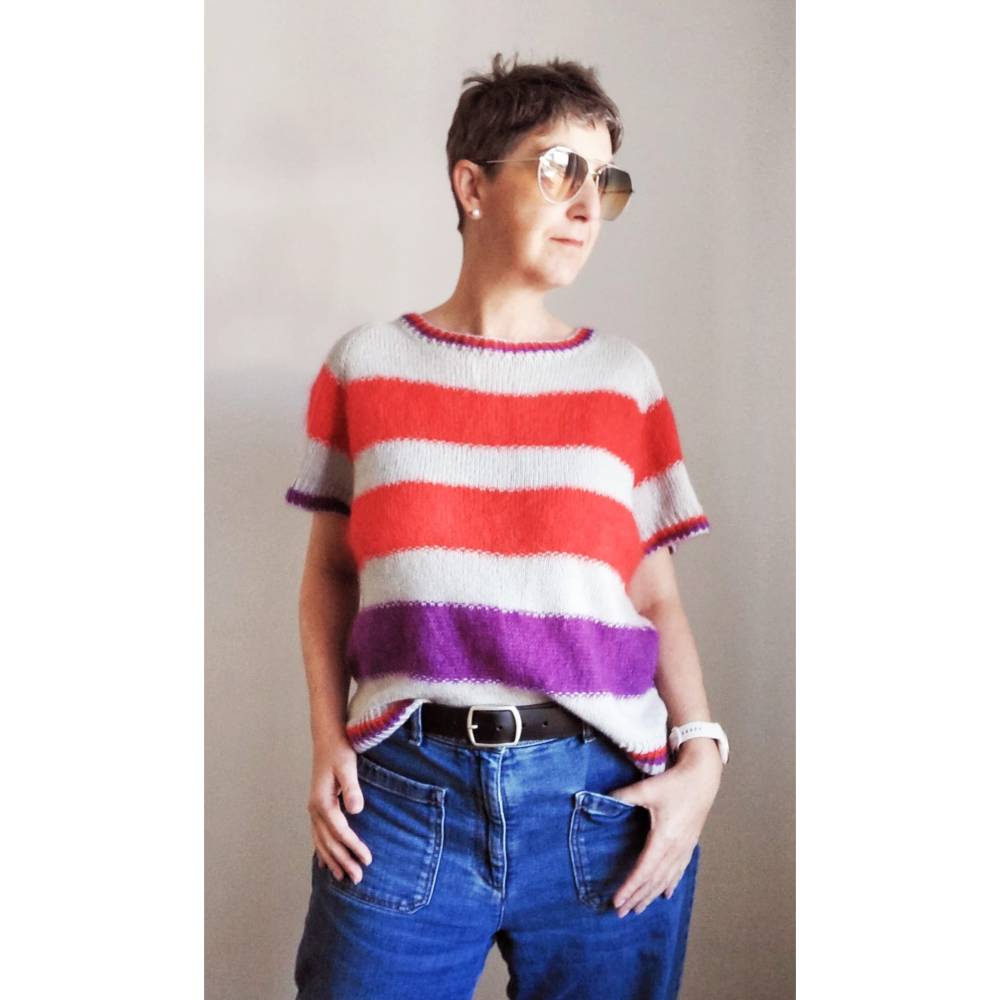 Malika Shirt und/oder Sweater als RVO stricken Bild 4