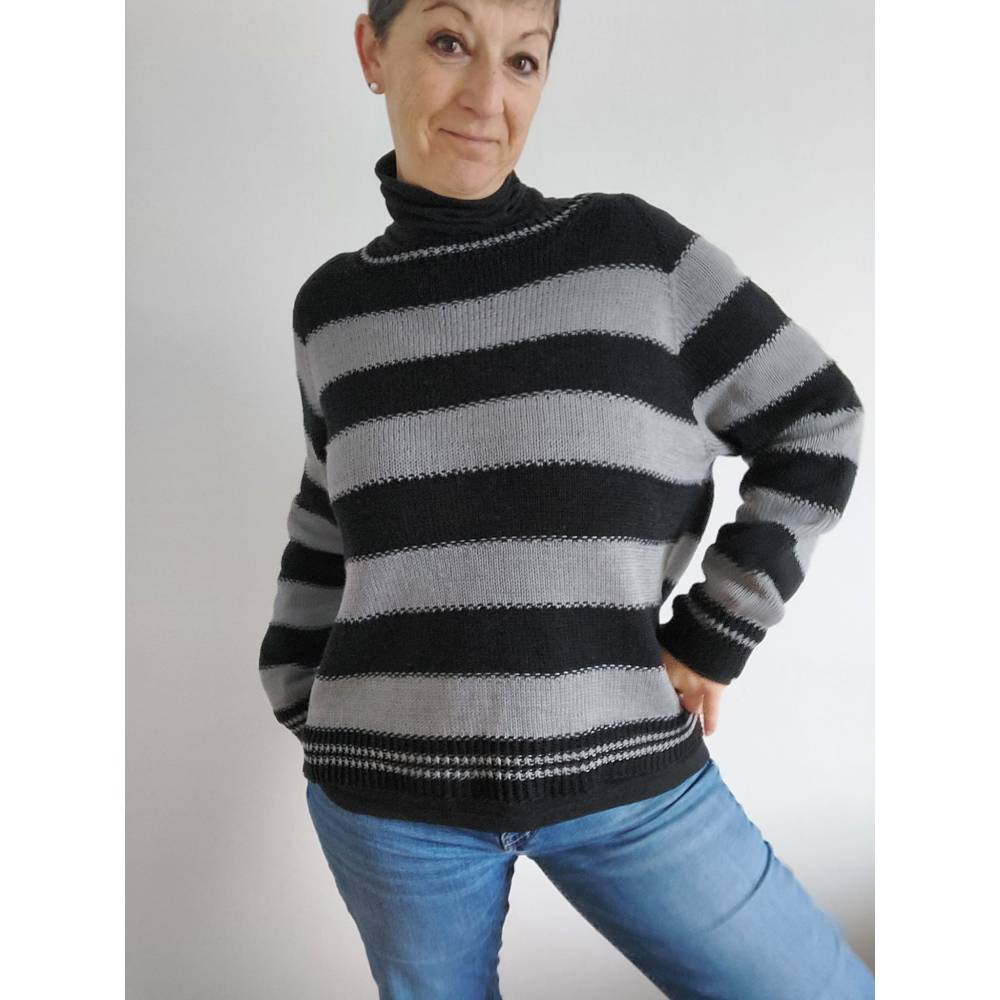 Malika Shirt und/oder Sweater als RVO stricken Bild 5