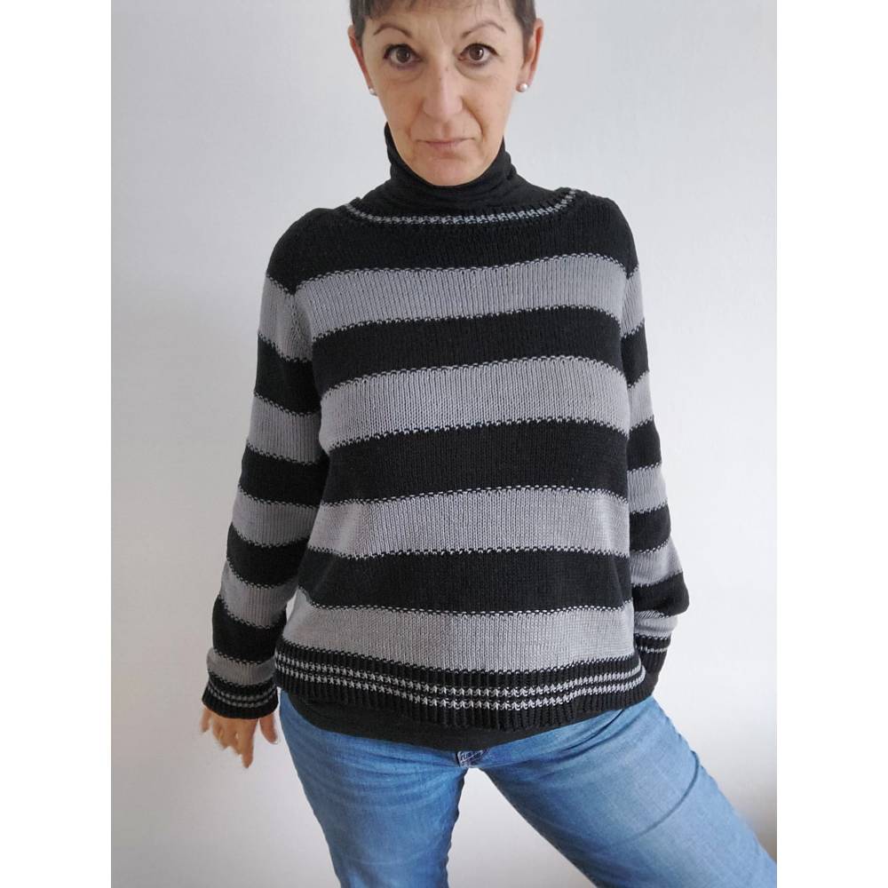 Malika Shirt und/oder Sweater als RVO stricken Bild 7