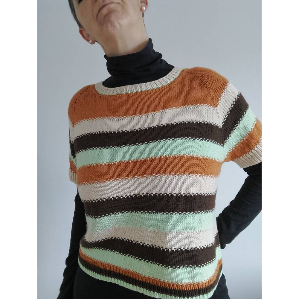 Malika Shirt und/oder Sweater als RVO stricken Bild 8