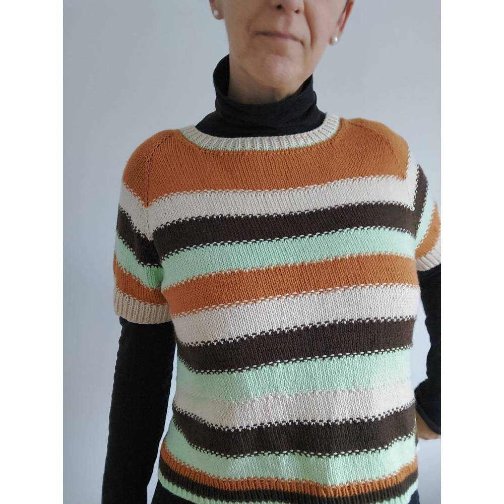 Malika Shirt und/oder Sweater als RVO stricken Bild 9