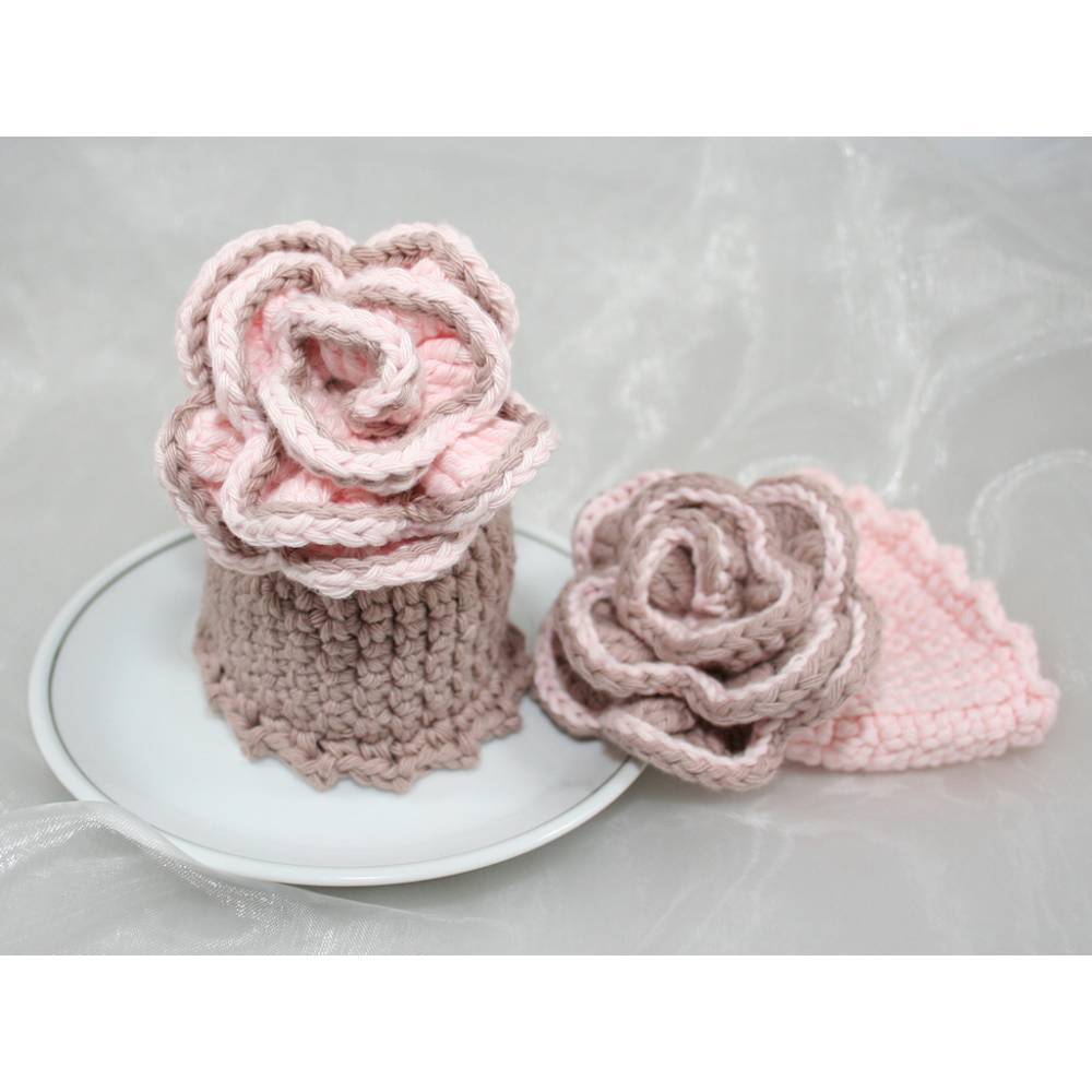 Eierwärmer - Rose - Häkelanleitung Bild 7