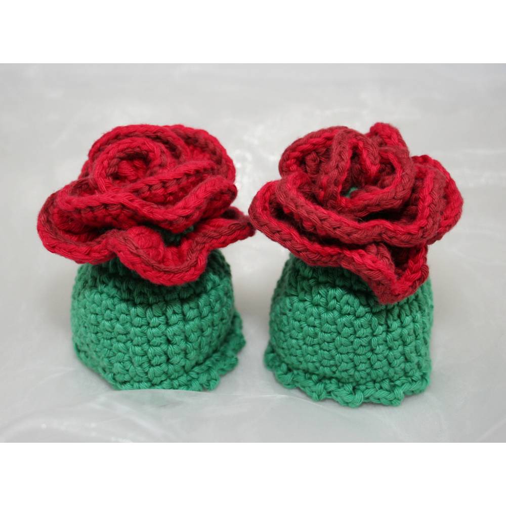 Eierwärmer - Rose - Häkelanleitung Bild 8