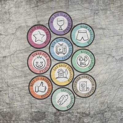 Plotterdatei "10 Verdienstabzeichen für Erwachsene"