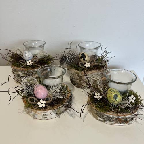Osterdeko Frühlingsdeko Ostergesteck