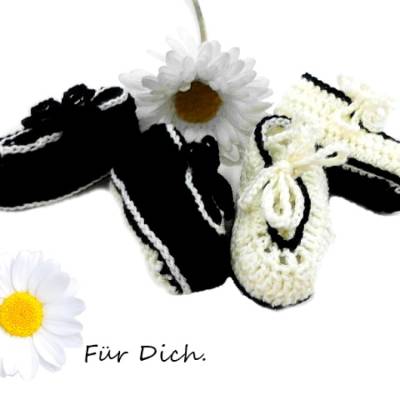 Babyschuhe gehäkelt Babysocken Babystrümpfe 3 Monate Babykleidung Babymode Nr: 3938