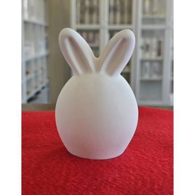 Osterdekoration - Osterei mit Hasenohren -