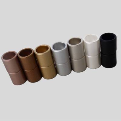 10er Packung Magnetverschluß, Zylinder, 10 mm, Farbwahl, Schmuckverschluß