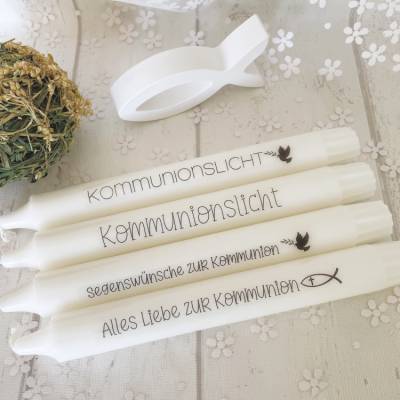 Kommunion * Kerze * Kommunionskerze * Gastgeschenk * Dekoration * Personalisierbar