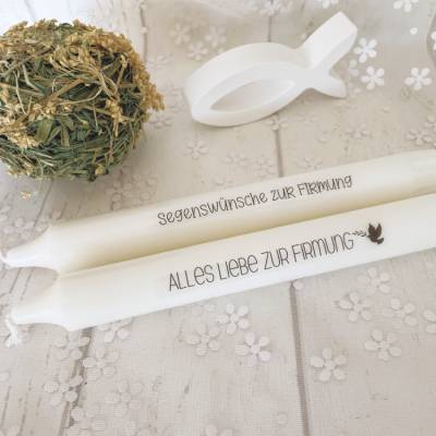 Firmung * Kerze * Firmungskerze * Gastgeschenk * Dekoration * Personalisierbar
