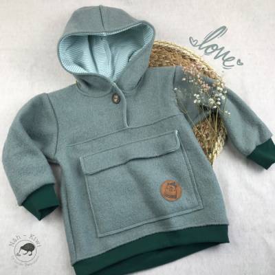Anorak, Kinderjacke, Wollwalkjacke, Wolljacke