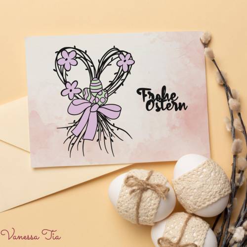 Ostereier Mit Herz Plotterdatei SVG Cut File DXF