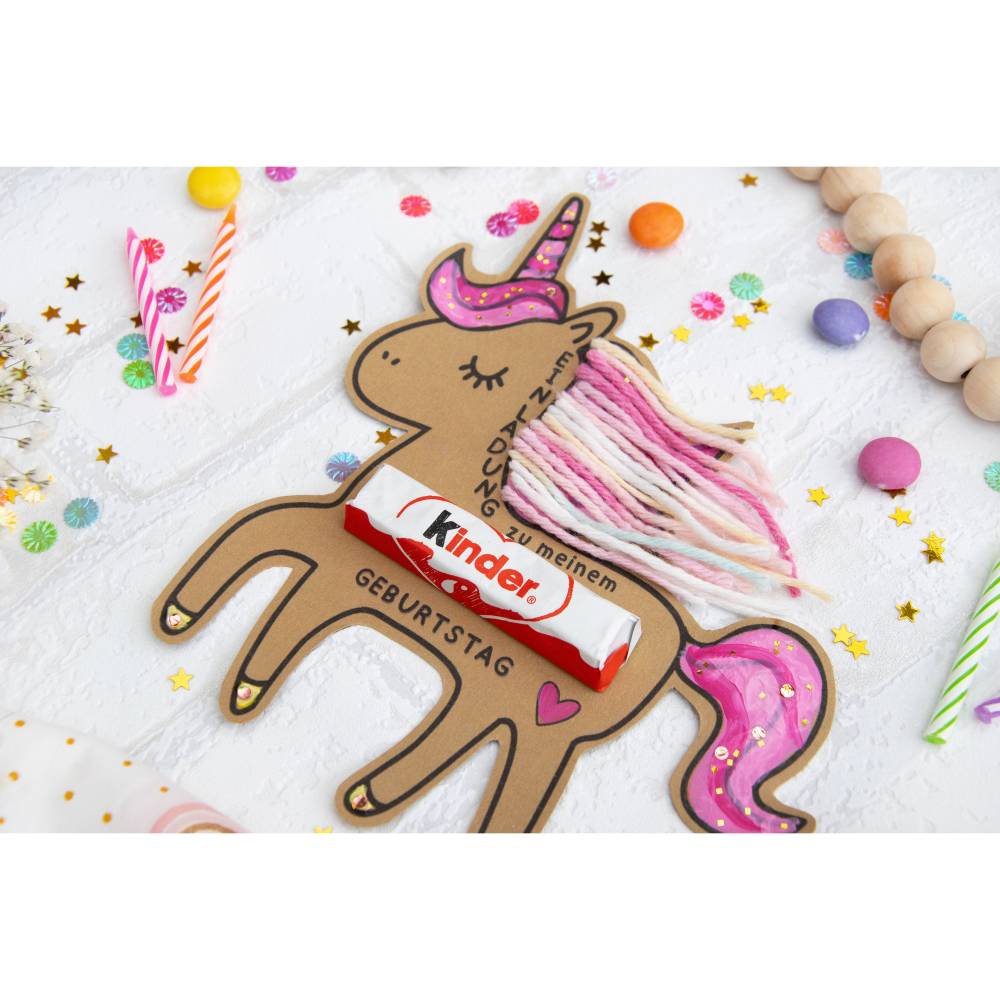 Einladung Geburtstag Kinder, Kindergeburtstag, Geburtstagseinladung, digitale Einladung, Einhorn Einladung Druckvorlage Bild 7