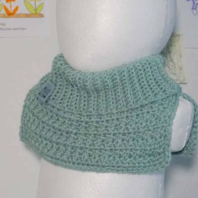 Häkelanleitung für Baby-Schlupfschals in verschiedenen Größen
