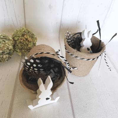 Ostern to go * Osterdeko * Gastgeschenk * Geschenkidee Ostern * Osterhase * Geschenkbecher