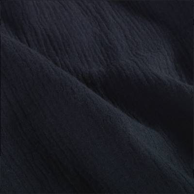 Müsselin Marine blau 100% Baumwolle 50cm x VB
