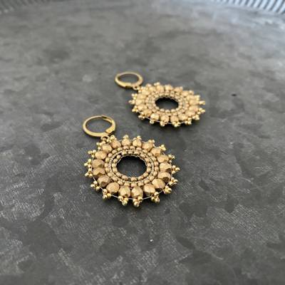 Ohrhänger | Creolen • Sun • leicht und angenehm zu tragen • Boho • Bohostyle •