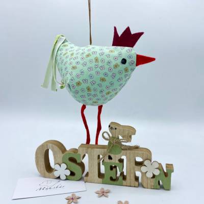 Osterhuhn ca. 10x15 cm, Vogel ,Hängedeko, Osterdeko, Ostergeschenk