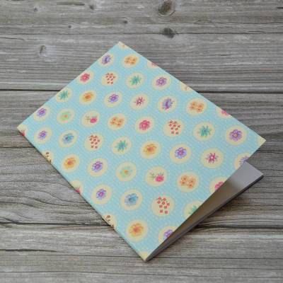 Notizheft - Shabby Chick Blumen - DIN A5