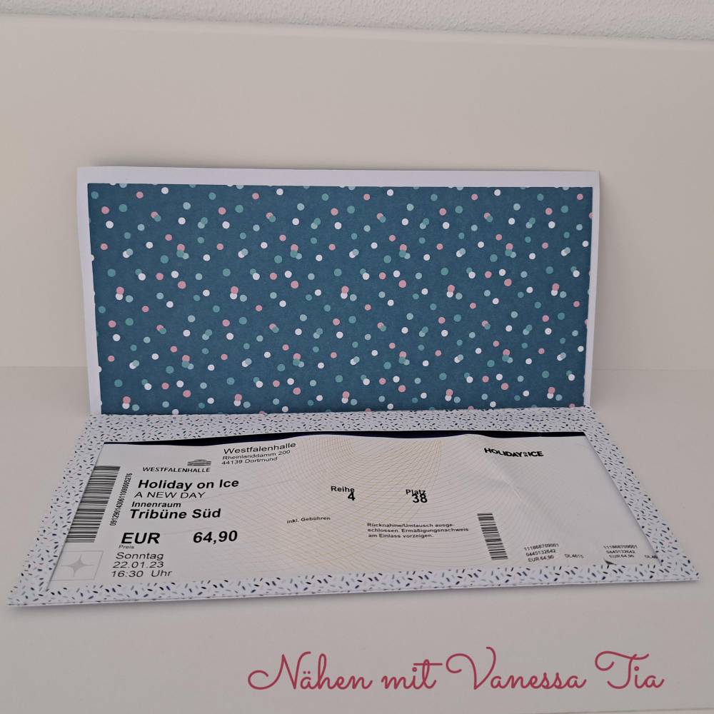 Ticketverpackung | Papierplott SVG DXF Bild 3