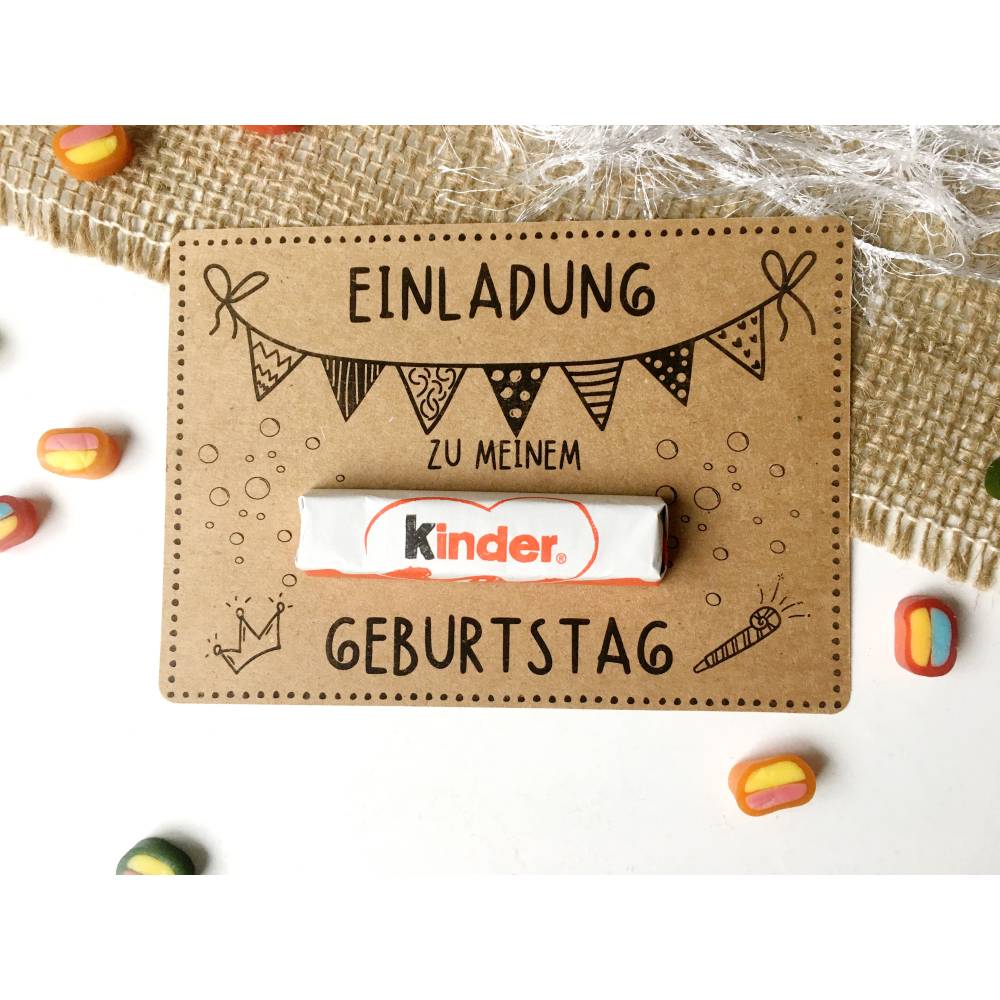 Druckvorlage Einladung Kindergeburtstag I Geburtstagseinladung Kinder I Geburtstag Einladung I Bastelvorlage I drucken Bild 4