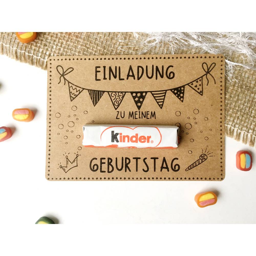 Druckvorlage Einladung Kindergeburtstag I Geburtstagseinladung Kinder I Geburtstag Einladung I Bastelvorlage I drucken Bild 5