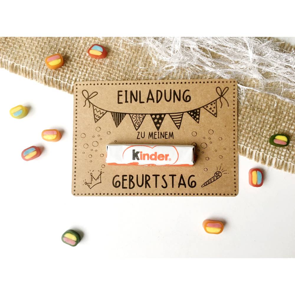 Druckvorlage Einladung Kindergeburtstag I Geburtstagseinladung Kinder I Geburtstag Einladung I Bastelvorlage I drucken Bild 6