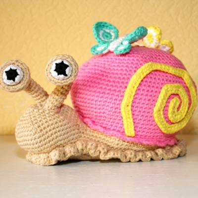 Schnecke - Türstopper - Häkelanleitung