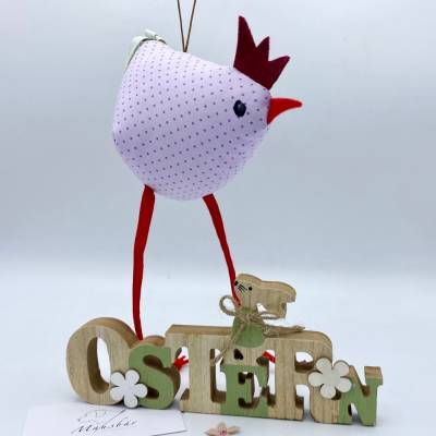 Osterhuhn ca. 10x15 cm, Vogel ,Hängedeko, Osterdeko, Ostergeschenk