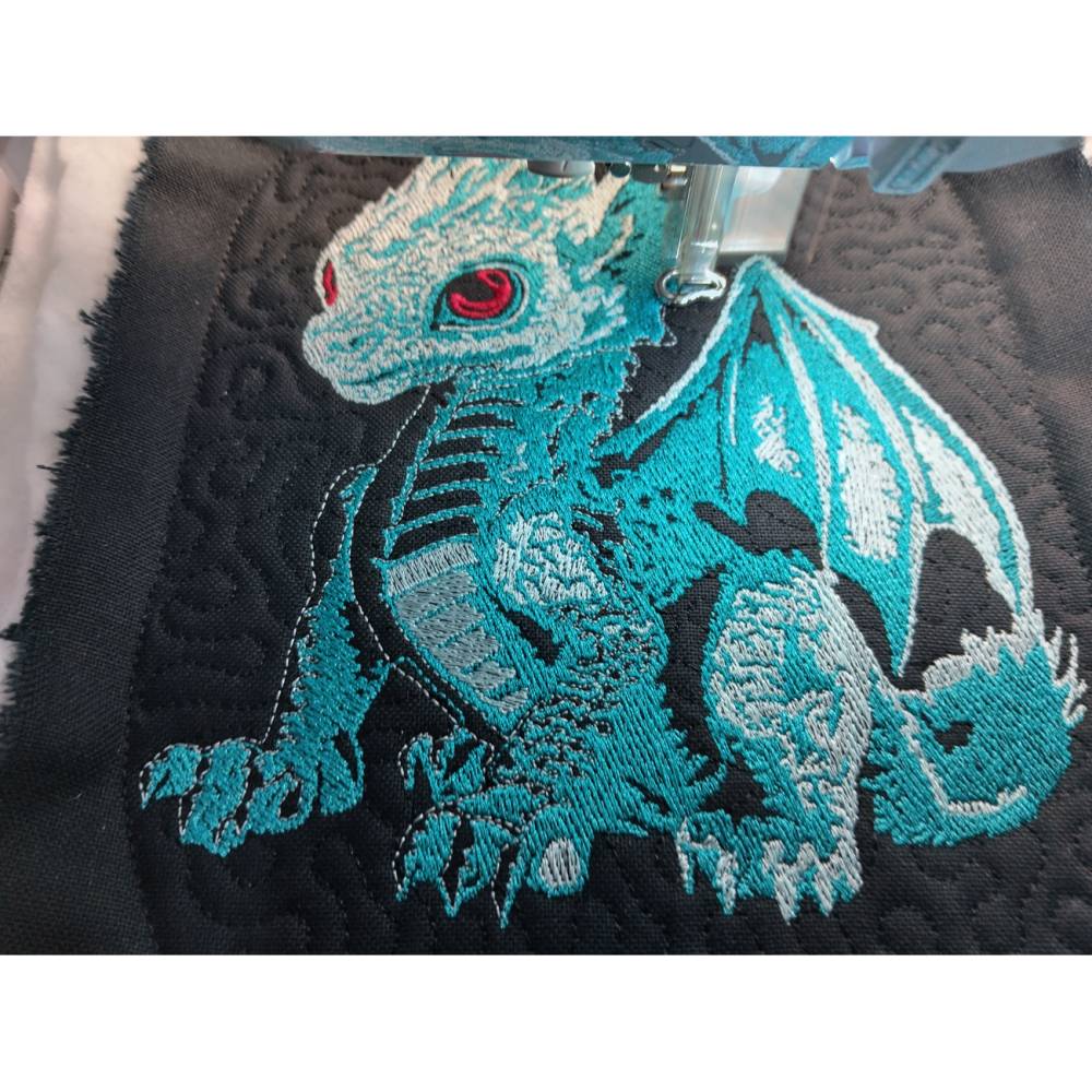 Drache sitzend Color Lichteffekt 14x14 bzw. 15x15cm Bild 3