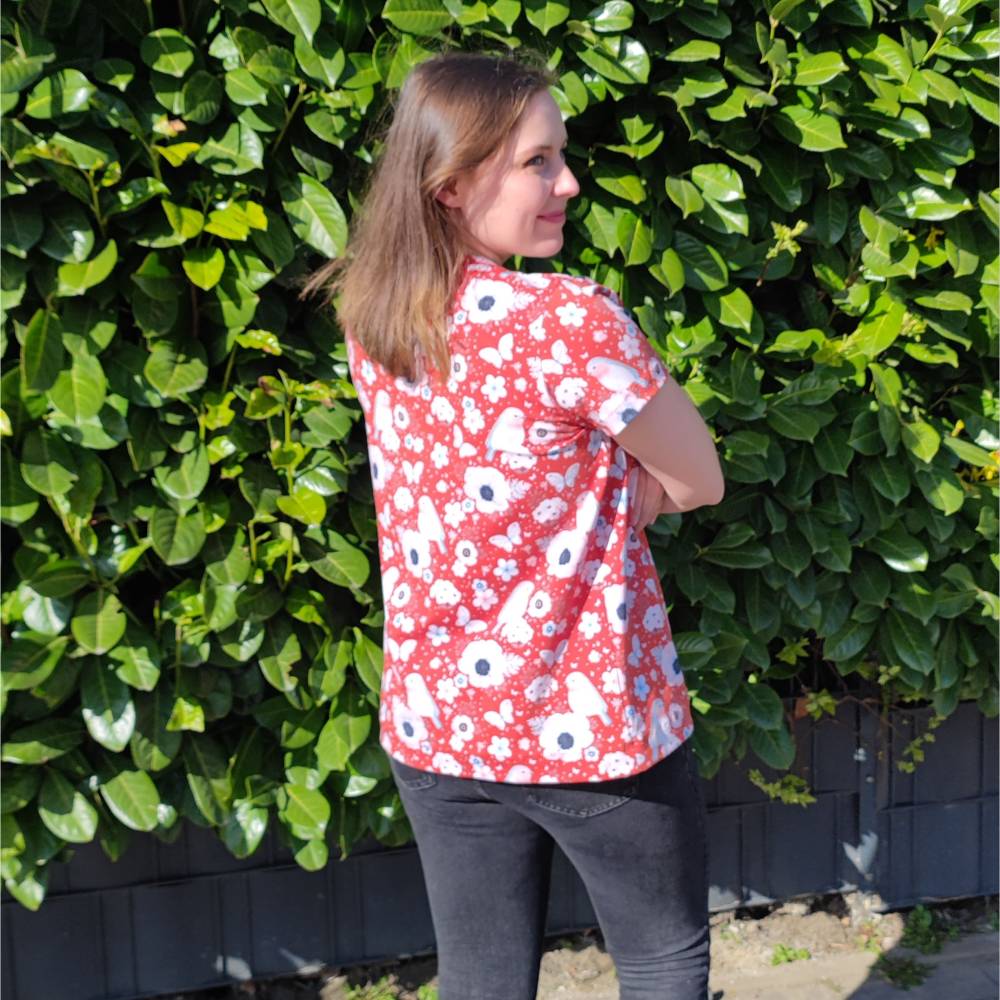 Schnittmuster Shirt Leoni maxi Gr. 34-54 für Nähanfänger Bild 4