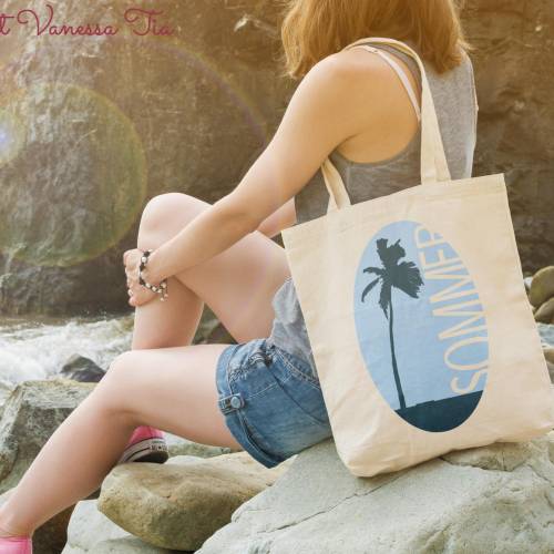 Palme Mit Schriftzug "Sommer" SVG DXF