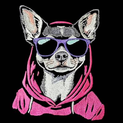 Chihuahua cool Color Lichteffekt 20x26-30cm, 21*40cm EXP