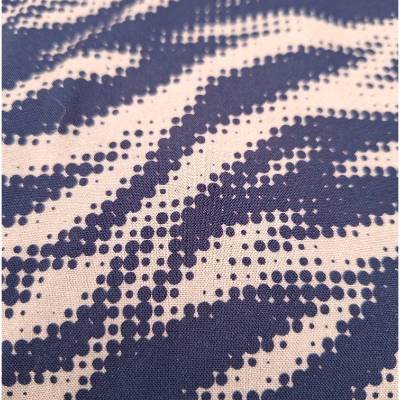 Viscosestoff, Tiger Dots by Thorsten Berger, Animalprint, Swafing, blau, beige, Breite 1,50 m, 100% Viscose,Oeko-Tex 100