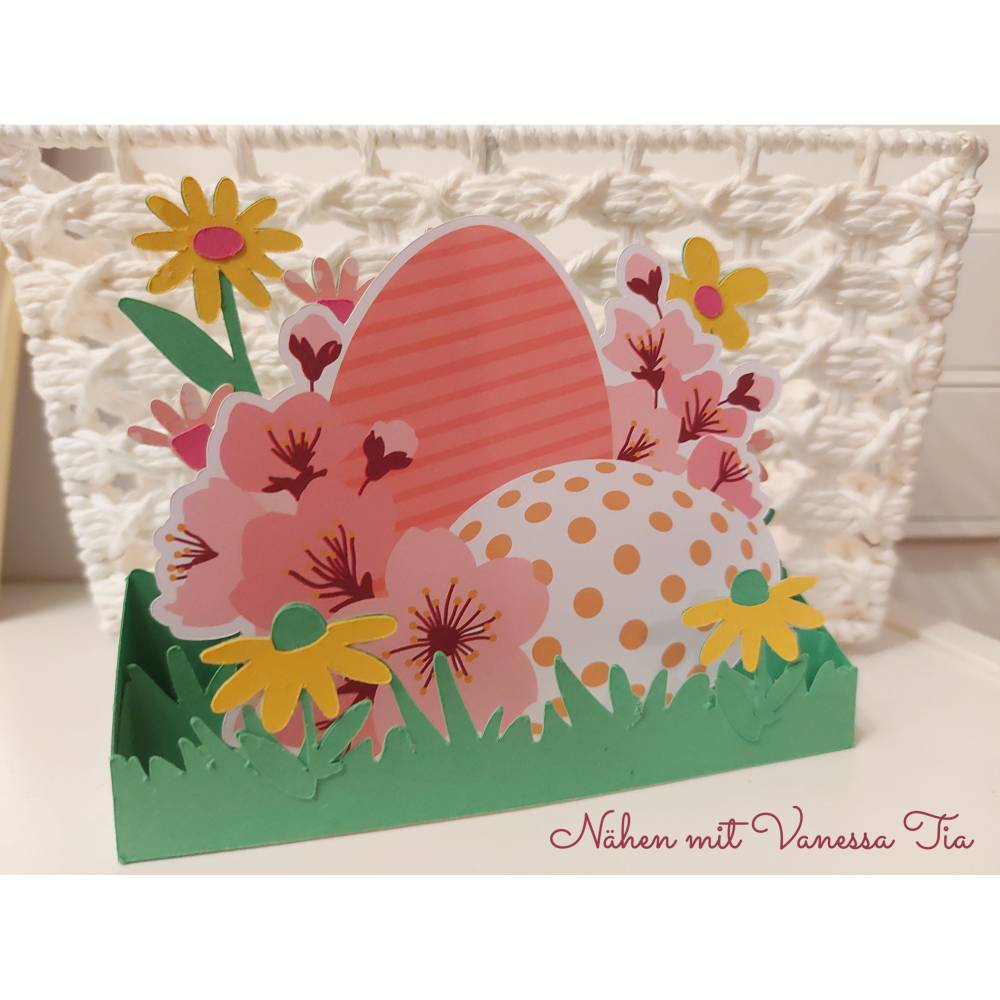 Ostereier Mit Blumen Plotterdatei SVG Cut File DXF Bild 1