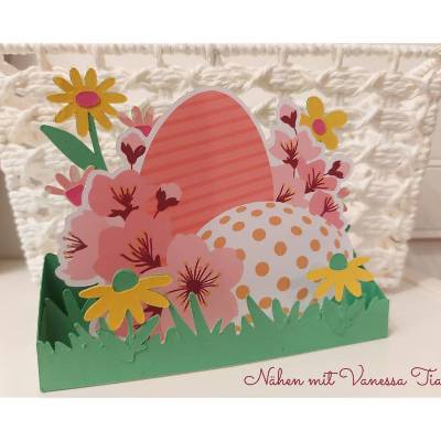 Ostereier Mit Blumen Plotterdatei SVG Cut File DXF