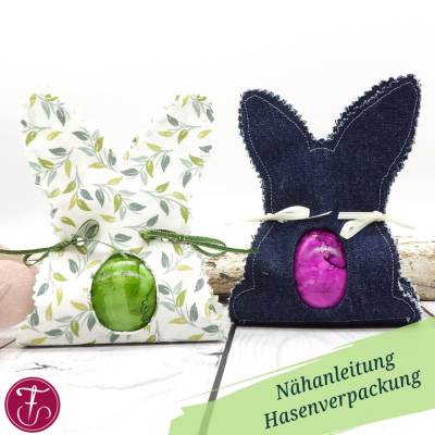 Nähanleitung Hase Hasenverpackung für ein Ei