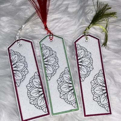 Lustiges Mitbringsel Lesezeichen Blumen 3er Set