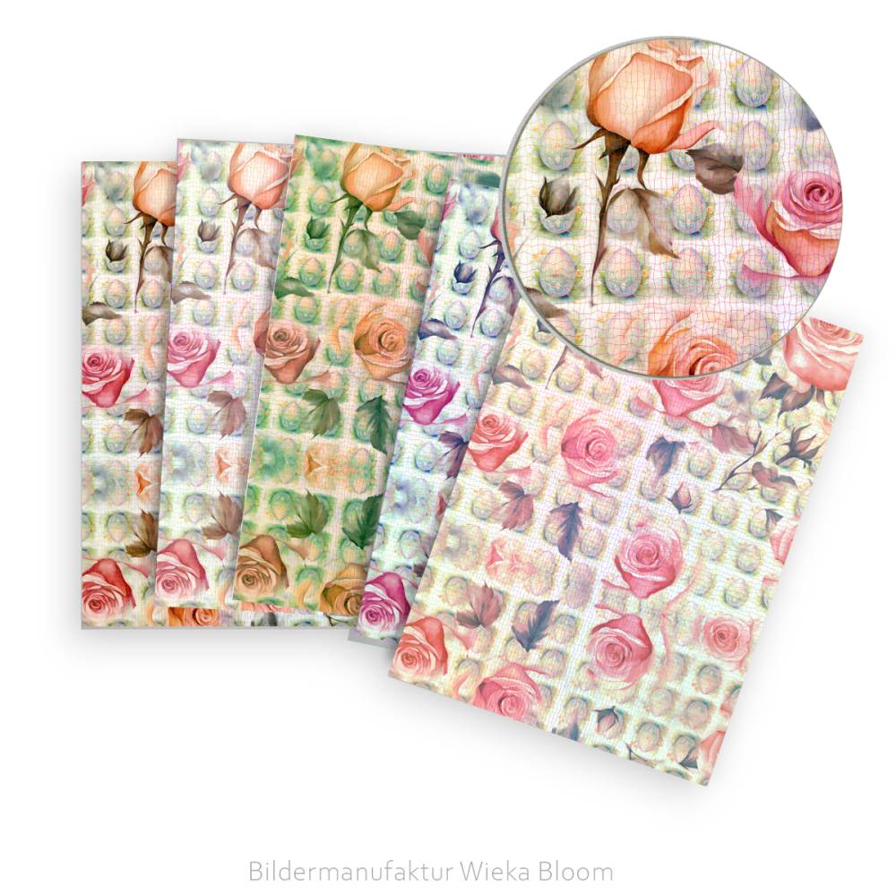 OSTERN 1, Digipapier, Printable nach handgemalten Aquarellen, 15 Blatt  digitales Papier zum download und drucken Bild 7