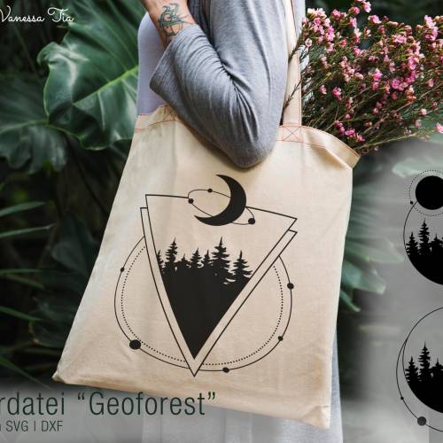 Geoforest | Plotterdatei Treeornaments Plotterdatei SVG Cut File DXF