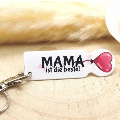 Mama ist die beste personalisiert Einkaufswagenlöser mit Name Muttertag Geschenk