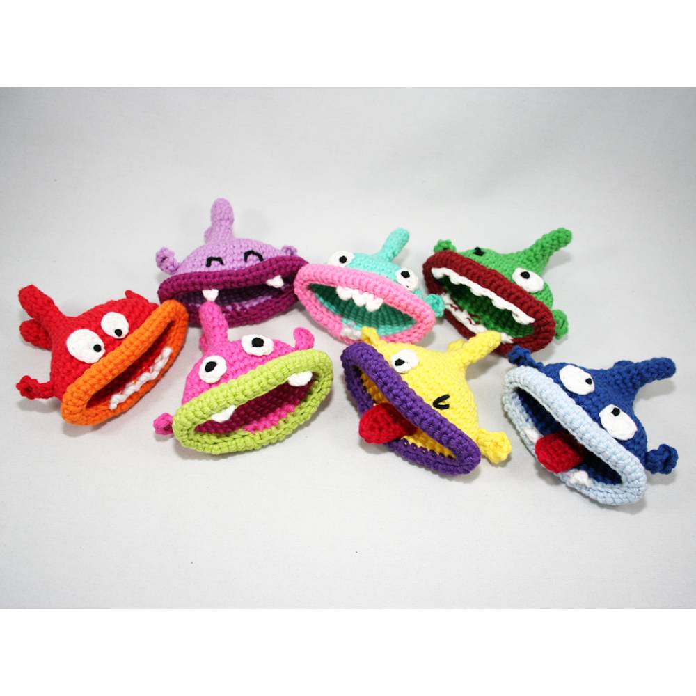 Eierwärmer - Hungrige Fische - Häkelanleitung Bild 2